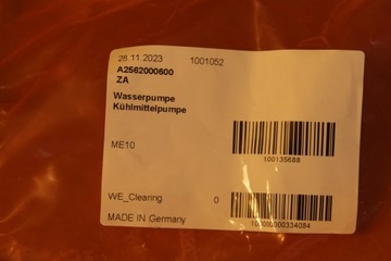 фото thumb №7, Насос води mercedes gle gls 167 s-klasa w223 гібрид a2562000600