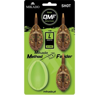 KOSZYCZEK METHOD FEEDER SHOT QMF SET 3x30g + FORMA AMFS-QMF-3L-SET30B