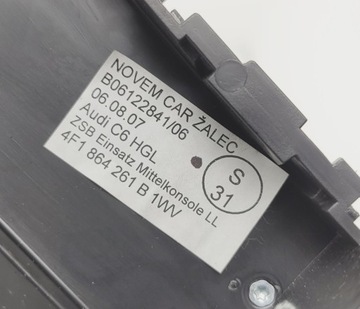 фото thumb №13, Audi a6 c6 панель mmi середній тунель dekor дерево 1wv