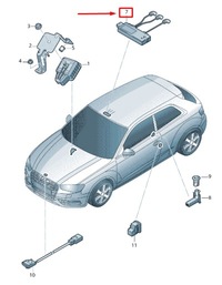 фото thumb №1, Audi rs3 movement detector 8v0951177