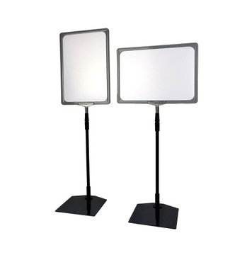 Stojak reklamowy teleskopowy 60cm z ramką A4 CS