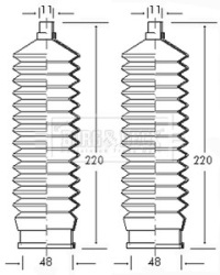 Купить Набор защита редуктор поворот. ford - power руль bsg3040, фото thumb