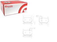 фото thumb №1, Тормозные колодки тормозные alfa romeo giulia 952_ 10 15- alfa romeo stelvio