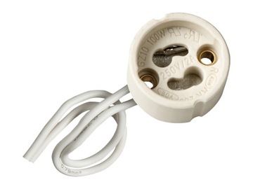6x Oprawa hermetyczna IP44 +LED GU10 12W podbitka