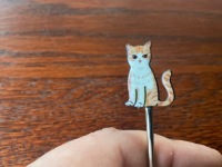 Ложечка «Котик» для чая и десертов с изображением котика, хром, Oldman, подарок, 14 см
