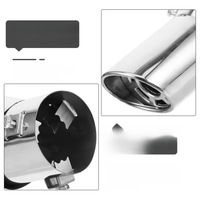 фото thumb №14, Автомобильные аксессуары автомобильные dla mężczyzn труба выхлопная głos сталь нержавеющая