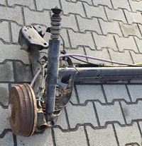 фото thumb №5, Задняя oś балка задняя renault cio iii modus тормозные барабаны abs