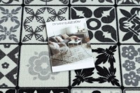 РЕЗИНОВАЯ ПОЛОЖКА 57 см LISBON TILES серая ^*Q3276