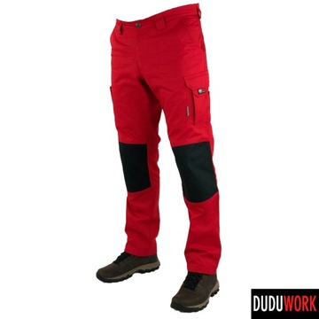 DuduWork РАБОЧИЕ БРЮКИ Красные наколенники 50