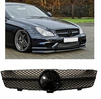 фото thumb №10, Решітка решітка радіатора mercedes cls w219 c219 рестайлінг рестайлінг amg чорний чорна зірка