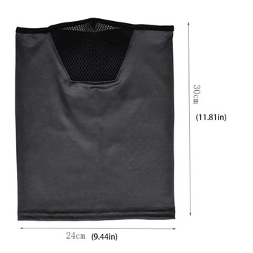 Face Scarves Neckline Mask Mesh Solid Color Ice Silk Summer Sunscreen Mask