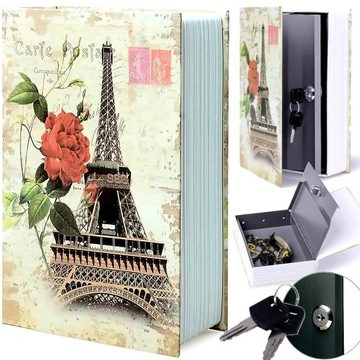 КАССЕТА-КНИГА, МЕТАЛЛИЧЕСКИЙ СЕЙФ ДЛЯ ДЕНЕГ, ТРИНКЛЫ, ПОДАРОК