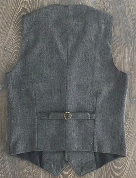 Мужской твидовый деловой жилет Slim Fit-6744
