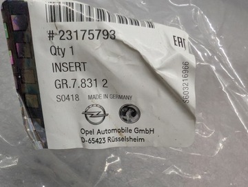 фото thumb №9, Opel insignia a рестайлінг 22787050 решітка бампера праві перед нова оригінал