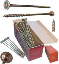 Столярные дисковые саморезы по дереву TORX Klimas WKCP 8x200 50 шт.