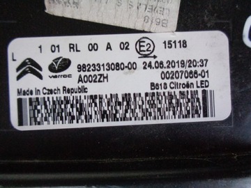 фото thumb №7, Галоген левый citroen c3 iii led 16-