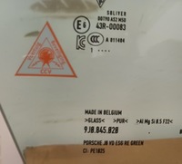 фото thumb №6, Стекло porsche taycan 9j дверь