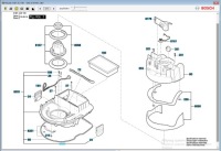 Диск клапана пылесоса Bosch GAS 35 M AFC