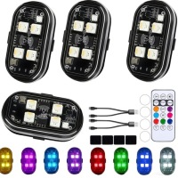 Купити 4 szt ламп 8 кольорів універсальних do drona roweru motocykla usb, фото thumb