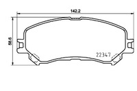 фото thumb №2, Гальмівні колодки гальмівний. renault megane iv 15- перед
