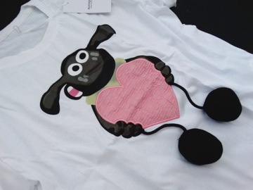 Итальянская блузка TSHIRT с бараниной HEART Uni