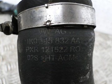 фото thumb №4, Труба воздуховод интеркулер vw passat b6 3c 3c0 2.0tdi cba 1k0145832aa 03l13111