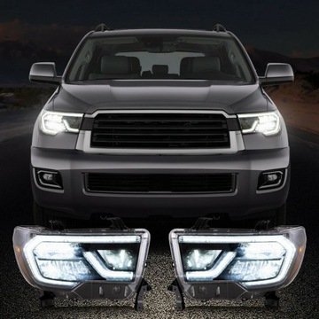 фото thumb №7, Фари лампи перед тюнінг toyota tundra 07-13 sequoia 08-16 led