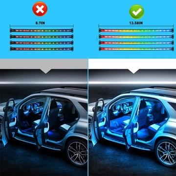 RGB СВЕТОДИОДНОЕ ОСВЕЩЕНИЕ ИНТЕРЬЕРА САЛОНА АВТОМОБИЛЯ
