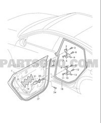 фото thumb №1, Vw arteon набір monażowy штифти оббивка двері задня 3g8898620