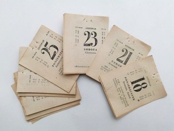 Kartka z kalendarza 1963 - 62 urodziny - 62 lata - prezent