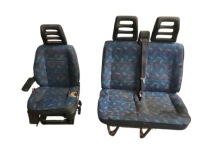 Купити Ducato jumper boxer ii 94-02 сидіння лівий перед заднє сидіння лавка кліпса ремені kpl, фото thumb