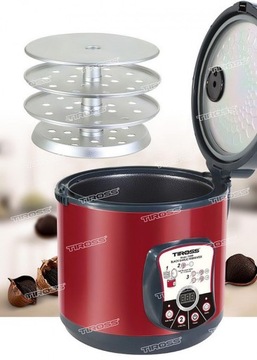 Garnek do fermentacji czarnego czosnku TIROSS 2 tryby 6L TS908