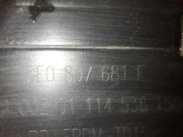 фото thumb №6, Skoda octavia iii рестайлінг 16-20 решітка бампера лівий перед ліва 5e0807681f