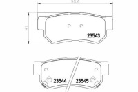 фото thumb №1, Textar тормозные колодки тормозные hyundai задняя sonata 98- san