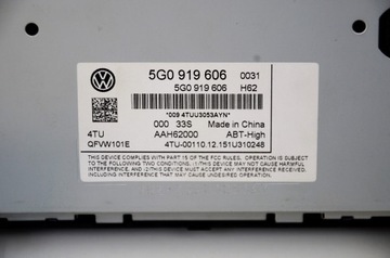 фото thumb №5, Vw golf vii навигация мультимедиа mmi 5g0035021a