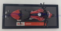 DUCATI Monster 2021 красный мотоцикл 1:18 модель Maisto
