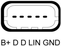 Купить Новый оригинальный генератор citroen peugeot ds 9826549680 24-0007, фото thumb