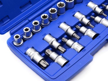 НАБОР КЛЮЧЕЙ И НАСАДОК TORX 1/2