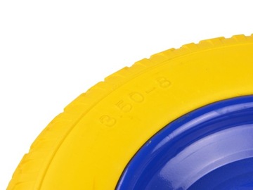 Колесо для тачки 3,50-8 полный PU Flower GEKO G71028