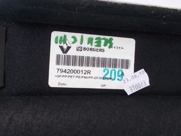 фото thumb №10, Полиця багажника зад задня renault scenic iii 794200012r 2010r