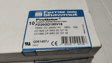 Ferraz Shawmut FD20GD150V16 Протисторный предохранитель