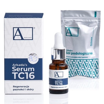 ARKADA łagodzące SERUM TC16 kolagenowe do paznokci i skóry + GRATIS PRÓBKA