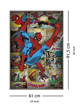 Постер с Человеком-Пауком из комиксов Marvel 61x91,5 см