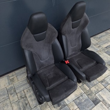 фото thumb №15, Audi rs6 s6 a6 c6 4f0 сиденья recaro exclusive алькантара кожа szwajcaria