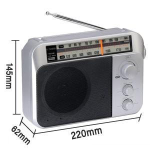 Retekess TR604radio FM AM Przenośne radio(Srebrne)