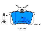 фото thumb №1, Гальмівні колодки гальмівні vw задня golf vento passat polo a4