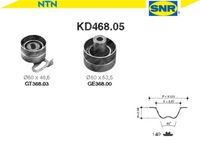 фото thumb №2, Комплект - набор ремень распределительного вала [snr]