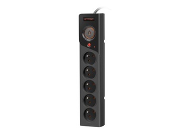 РАЗЪЕМ ПИТАНИЯ ARMAC Z5 ЧЕРНЫЙ 3M 5X 230В 10А