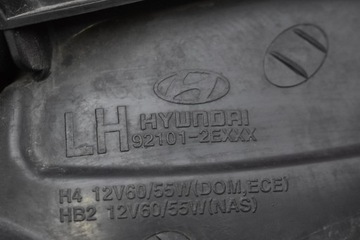 фото thumb №6, Фара левый лампа перед eu 92101-2exxx hyundai tucson 1 i 04-10