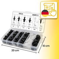 фото thumb №11, Набір кліпси кліпси кліпси автомобільних оббивка 100szt знімач коробка